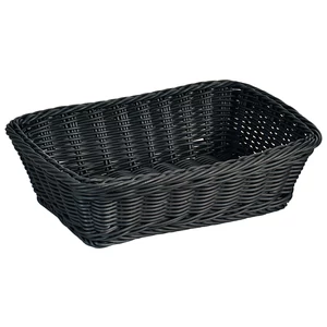 Kenyérkosár - KESPER - 30 x 20 x 8,5 cm - fekete - MOSHATÓ