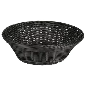 Kenyérkosár - KESPER - Ø 22,5 cm, H 7 cm - fekete - MOSHATÓ