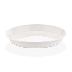 Smooth vegan prezentációstál 25 cm, fehér