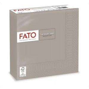 Lucart FATO Smart Table szalvéta – 2 rétegű, 33x33 cm, 50 db/csomag, galambszürke