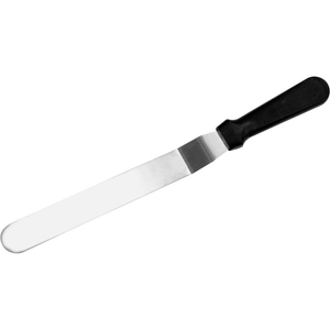 Kenőkés, hajlított cukrász spatula, YG-02415-ös széria 38,5 x 3 cm