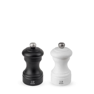 Peugeot Bistro szett, só- és borsőrlő, fekete-fehér, 10 cm
