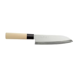 Japán kés Santoku, HENDI, Világos fa, (L)290mm