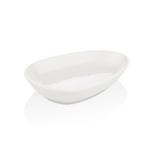 Island fehérszínű porcelán organikustál 16 cm