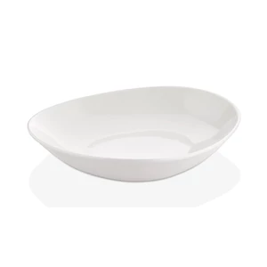 Island fehérszínű porcelán organikustál 25 cm