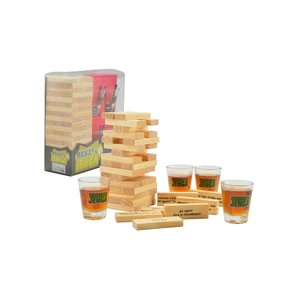 Részeg jenga ivós játék