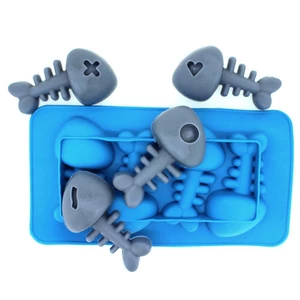 Szilikon sütőforma, jégkockaforma - halszálka