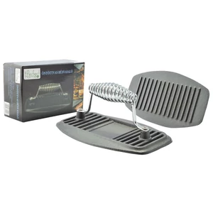 Öntöttvas bbq hamburgerprés (húsprés / húsvasaló)