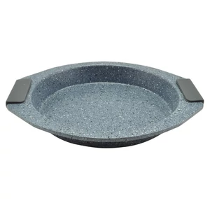 Tepsi kerek tapadásmentes bevonattal, szilikon füllel