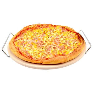 Pizzakő 33 cm, állvánnyal