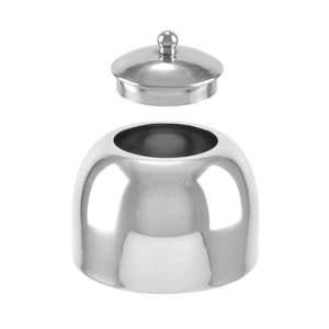 Rozsdamentes cukortartó fedővel