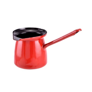 Zománcozott kávékiöntő csőrös nyeles 4 személyes