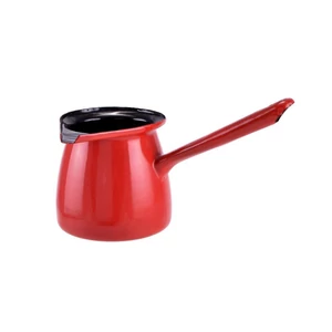 Zománcozott kávékiöntő csőrös nyeles 6 személyes