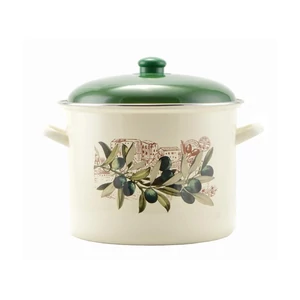Oliva zománcozott fazék 24 cm+fedő