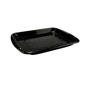 Zománcozott tepsi 41, 8*32, 5 cm fekete