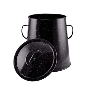 Zománcozott zsírosbödön 20 literes fekete