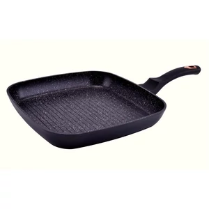 Golden line tapadásmentes alumínium grillserpenyő 28*28 cm indukciós