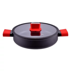 Straight line tapadásmentes alumínium szeletsütő üvegfedővel 28 cm indukciós