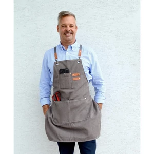 Vastag vászon bbq kötény 68*75 cm