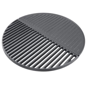 Kamado nova/xl félhold sütőrács/sütőlap szett öntöttvas