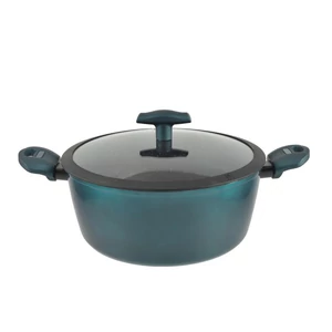 Sea line tapadásmentes alumínium lábas üvegfedővel 24 cm, 4 l, indukciós