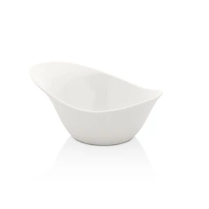 Zest fehérszínű porcelán organikustál 18 cm