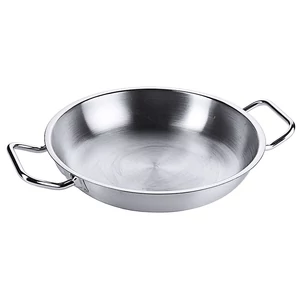 Kétfülű serpenyő rozsdamentes acélból - 24 cm - 2,7 L
