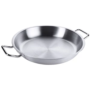 Kétfülű serpenyő rozsdamentes acélból - 36 cm - 6,7 L