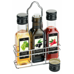 Olaj - ecet - szósz szett üvegekkel - 2728-as széria - 3 x 100 ml