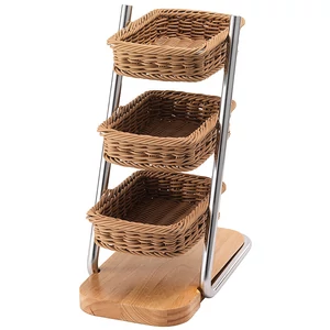 Frilich Vario Rack, keskeny péksütemény kínáló állvány - MOSHATÓ