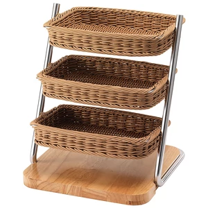 Frilich Vario Rack, széles péksütemény kínáló állvány - MOSHATÓ