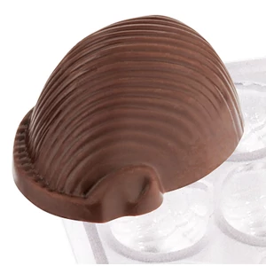 Bonbon öntőforma 18 db-os, csiga forma