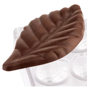 Bonbon öntőforma 14 db-os, levél forma