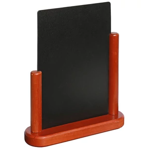 Asztali menütábla 7685-ös széria, A5-ös méretben - mahagóni