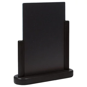 Asztali menütábla 7685-ös széria, A5-ös méretben - fekete