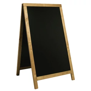 Kültéri megállítótábla 7695-ös széria, 71 x 125 cm - teak