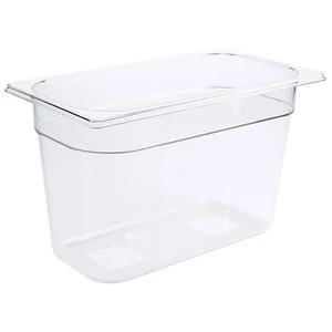 GN 1/3-os edény polikarbonátból 200 mm mély, 7 L