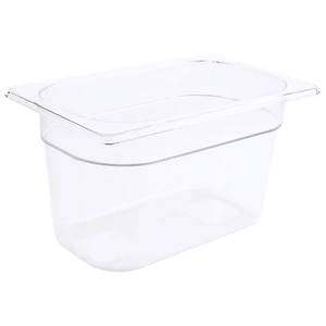 GN 1/4-es edény polikarbonátból, 150 mm mély, 4 L