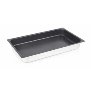 Tepsi rozsdamentes acélból, GNAT széria - 5 L tapadásmentes bevonattal 53 x 32,5 cm, GN 1/1, 4 cm