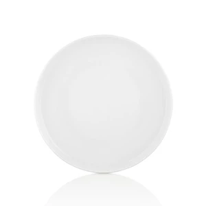 Smooth vegan terítéktányér 25 cm, fehér