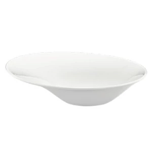 Gabbro fehérszínű porcelán organikustál 30 cm