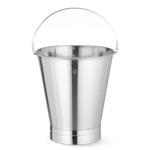 Vödör erősített alappal, HENDI, Profi Termékcsalád, 15L, ø305x(H)330mm