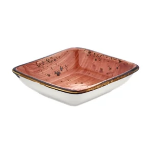 Laterite Harmony szögletes mártásos tál 11 x 10 cm