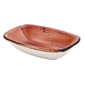 Laterite Harmony szögletes tál 20 x 14 cm