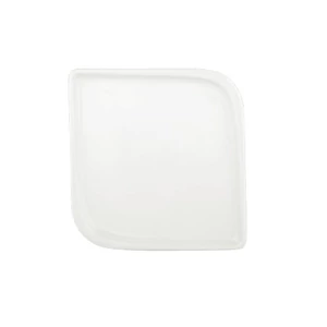 Arel fehérszínű porcelán négyzetalakú tányér 15 x 15 cm