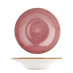 Pink Harmony mélytányér 25 cm