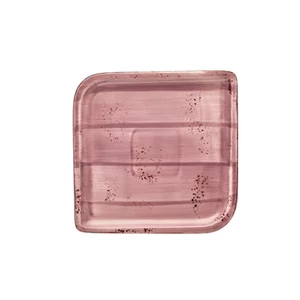 Pink Harmony négyzetalakú tányér 15 x 15 cm