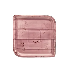 Pink Harmony négyzetalakú tányér 19 x 19 cm