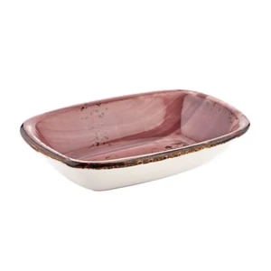 Pink Harmony szögletes tál 14 x 9,5 cm