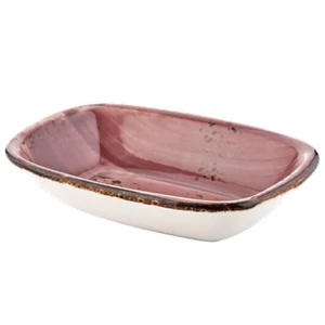 Pink Harmony szögletes tál 20 x 14 cm